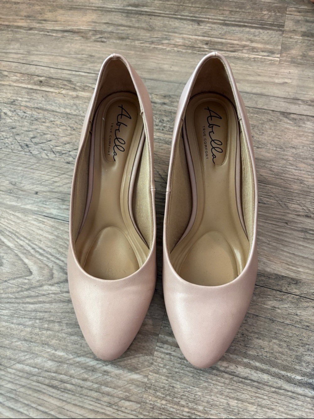 Abella Blush Pink Women's Pointed Ballet Flats